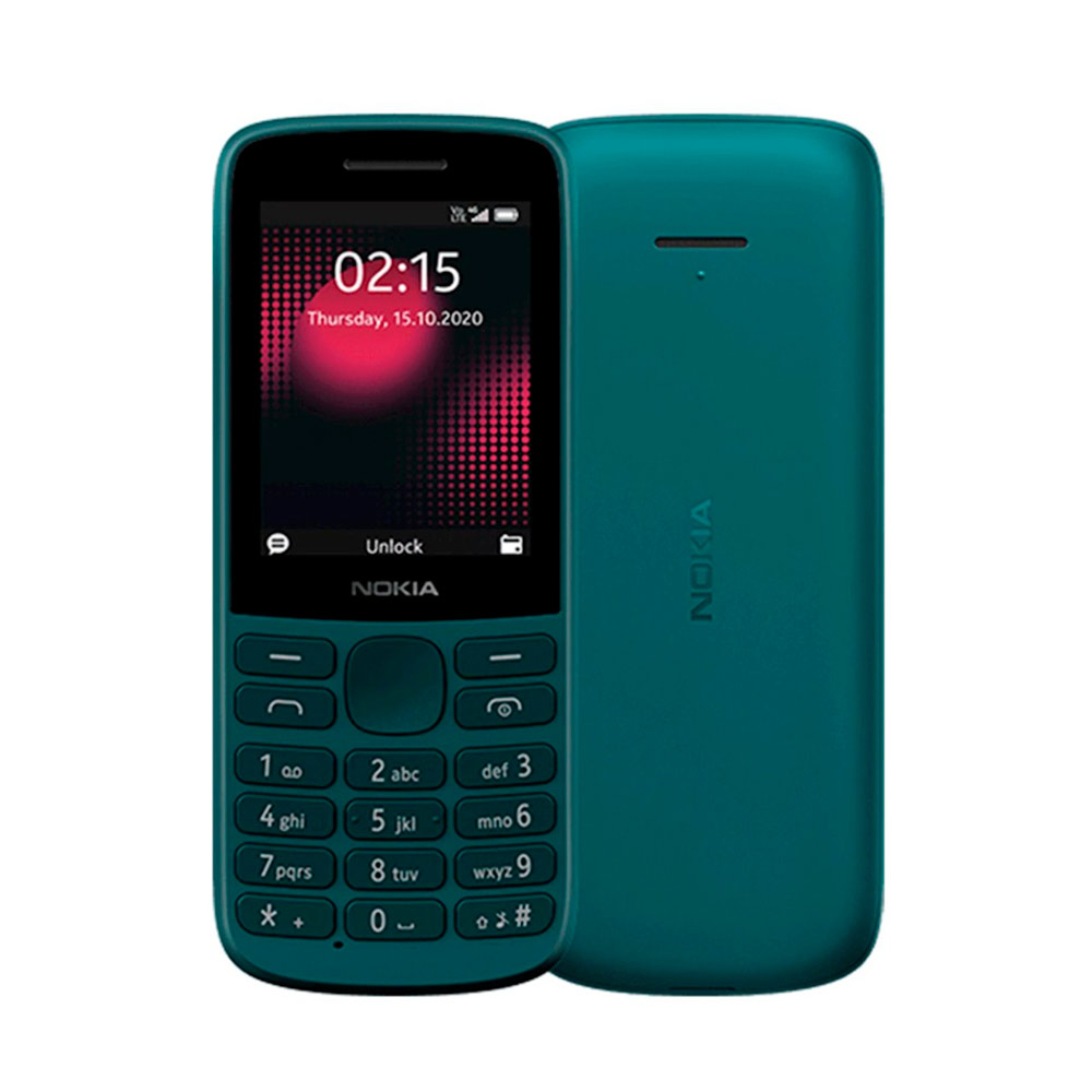 Düyməli telefon NOKIA 215 DS 4G 2021 Cyan -